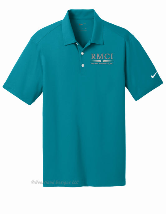 RMCI Polo de malla vertical Nike™ bordado para hombre/unisex