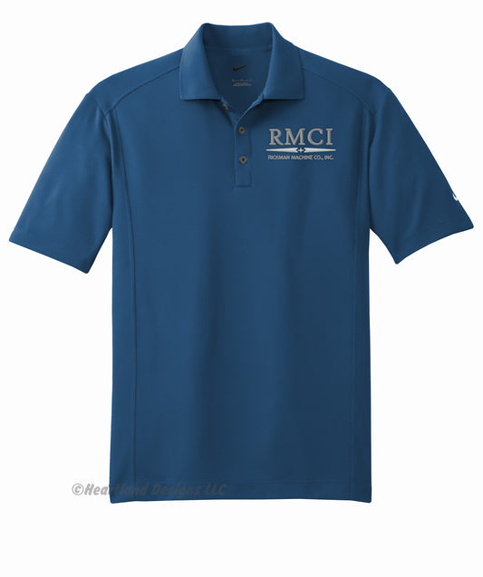 RMCI Polo clásico Nike™ bordado para hombre/unisex