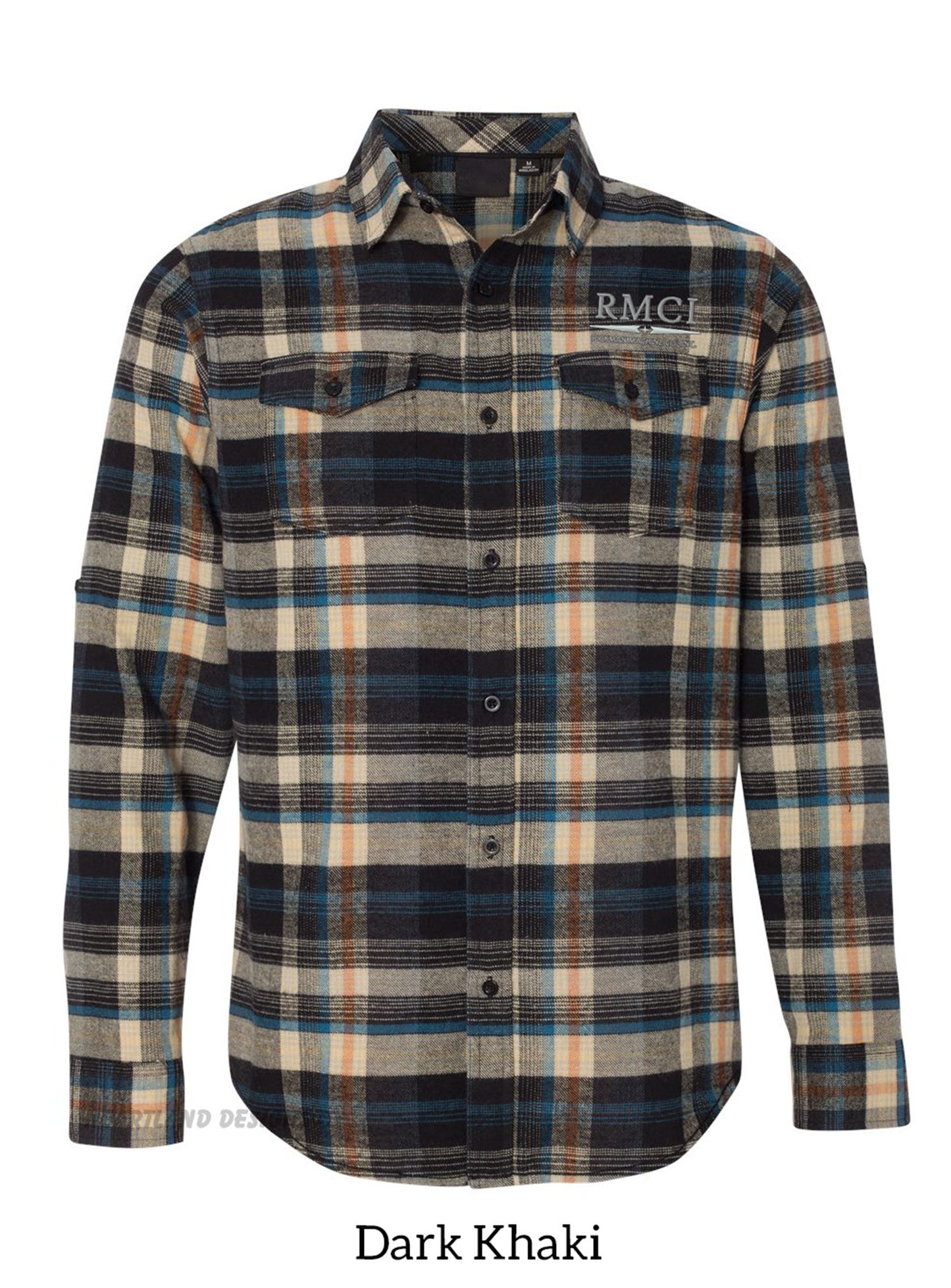 RMCI Flannel Shirt with Left Chest Embroidered Logo