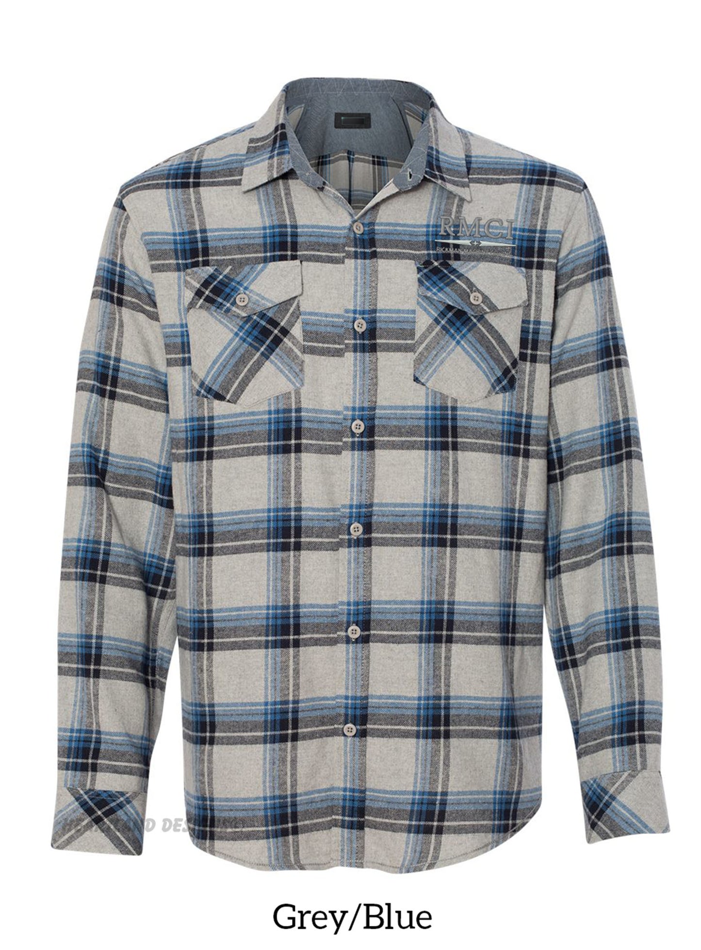 RMCI Flannel Shirt with Left Chest Embroidered Logo