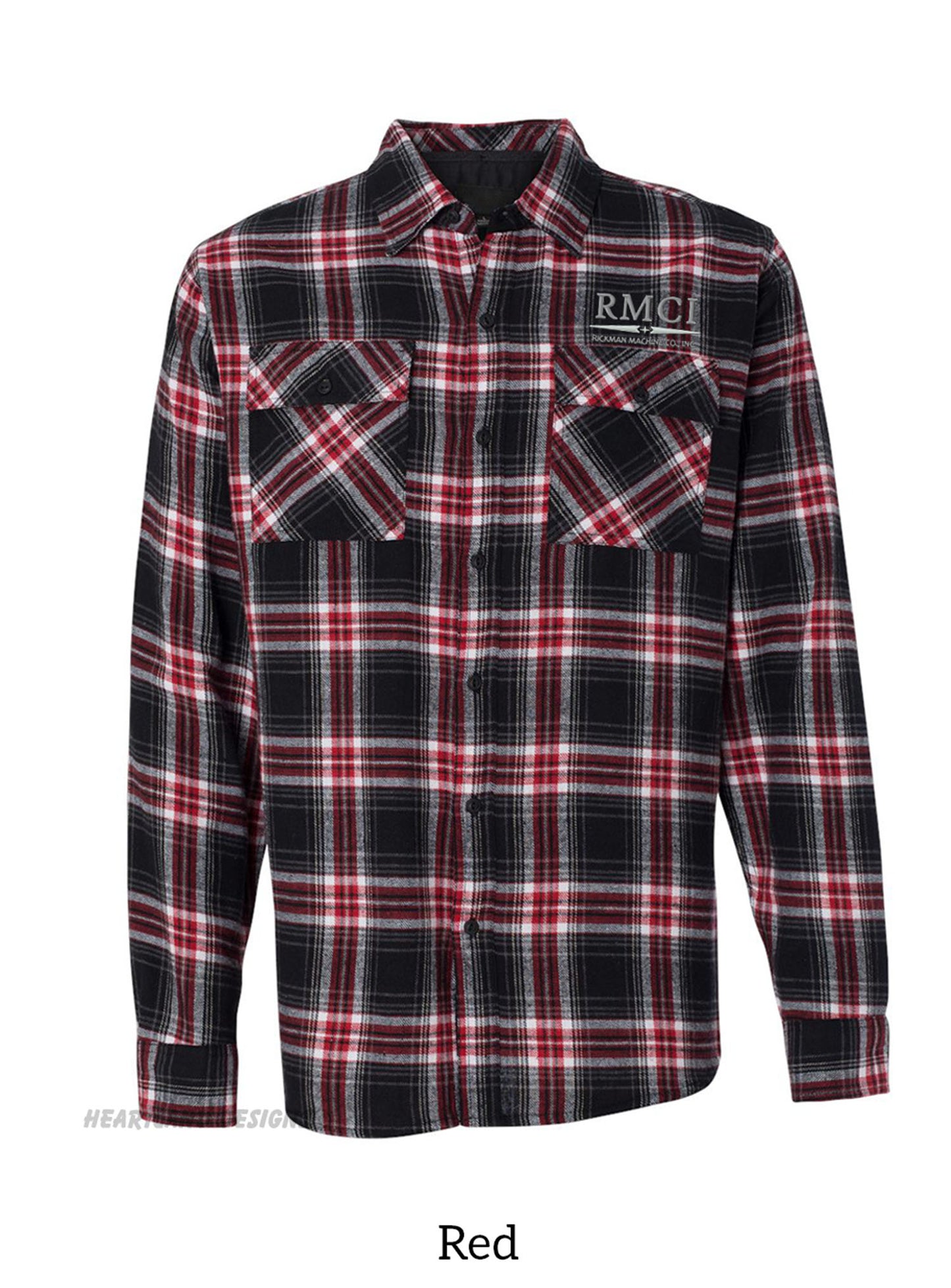 RMCI Flannel Shirt with Left Chest Embroidered Logo