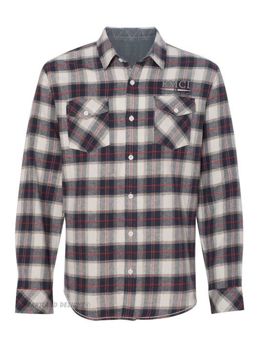 RMCI Flannel Shirt with Left Chest Embroidered Logo