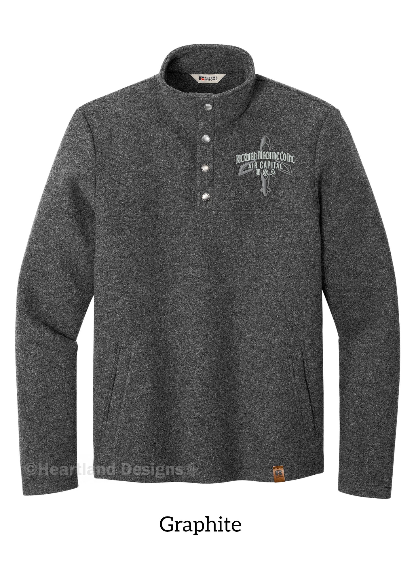 Russell Outdoors™ Basin Snap Pullover with RMCI Embroidered Logo