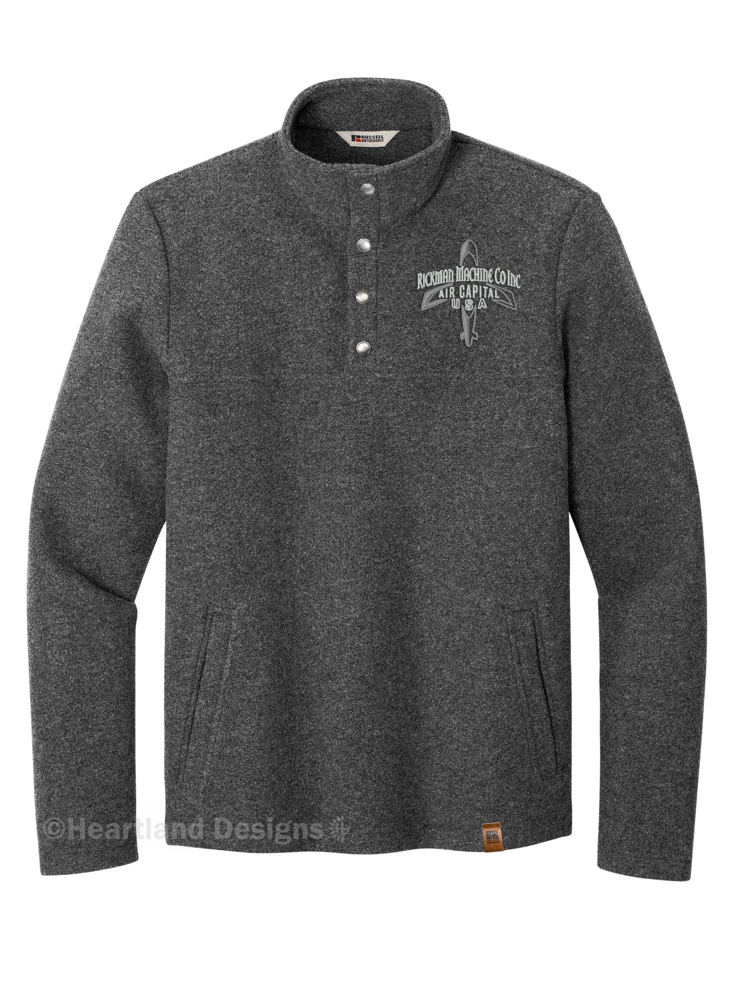 Russell Outdoors™ Basin Snap Pullover with RMCI Embroidered Logo