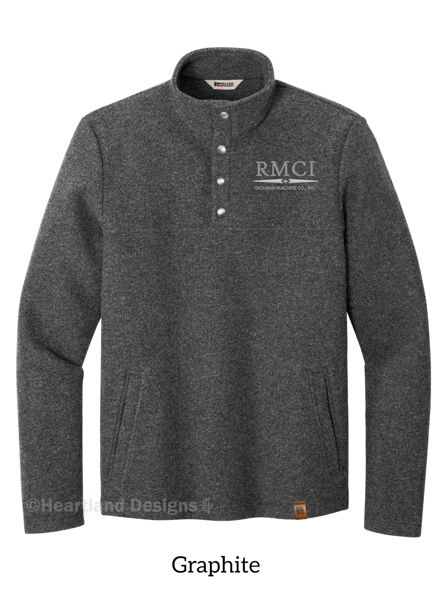 Russell Outdoors™ Basin Snap Pullover with RMCI Embroidered Logo