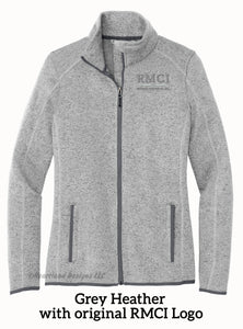 RMCI Embroidered Women's Sweater Fleece Full Zip Jacket