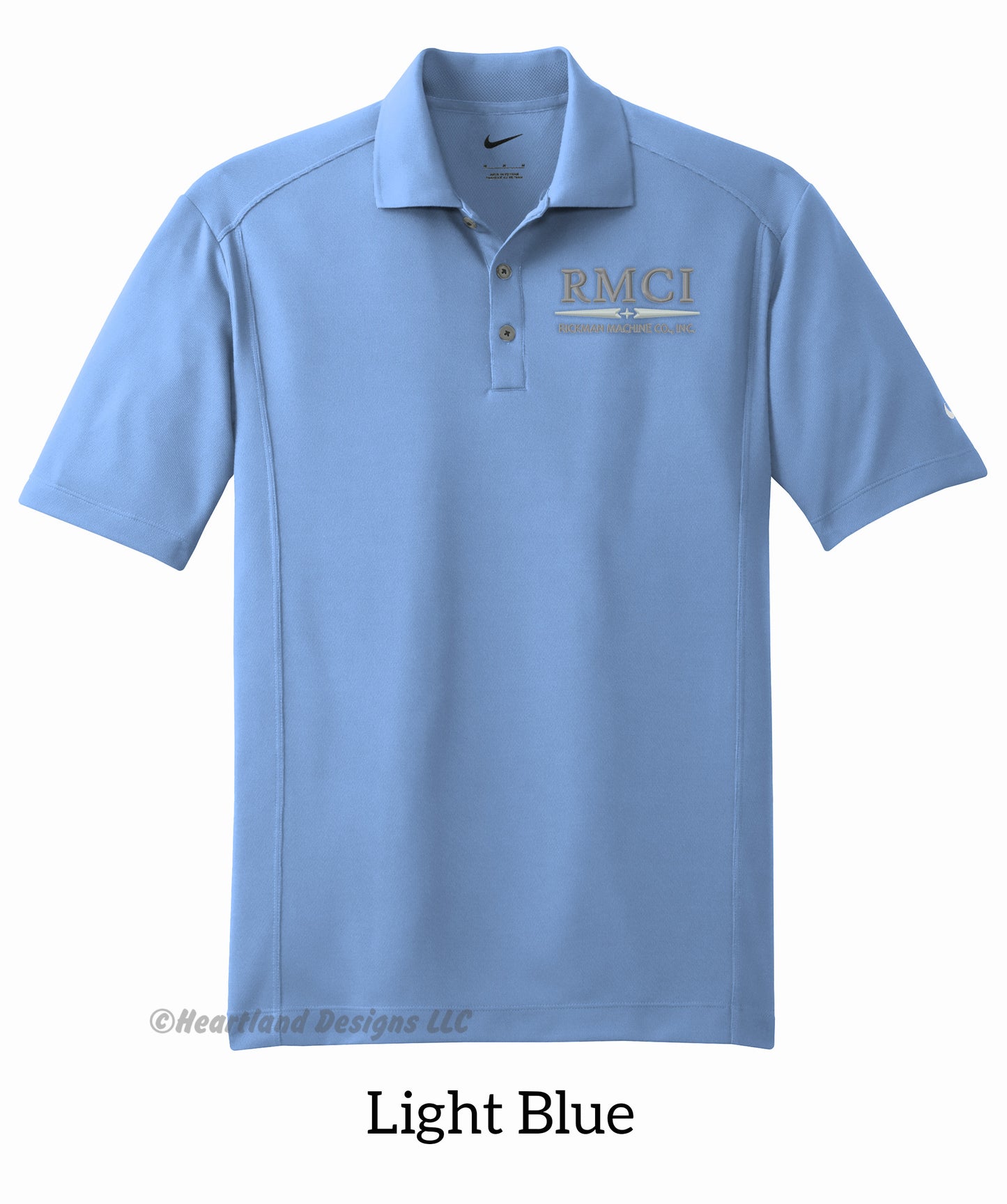 RMCI Polo clásico Nike™ bordado para hombre/unisex