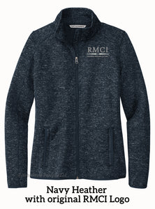 RMCI Embroidered Women's Sweater Fleece Full Zip Jacket