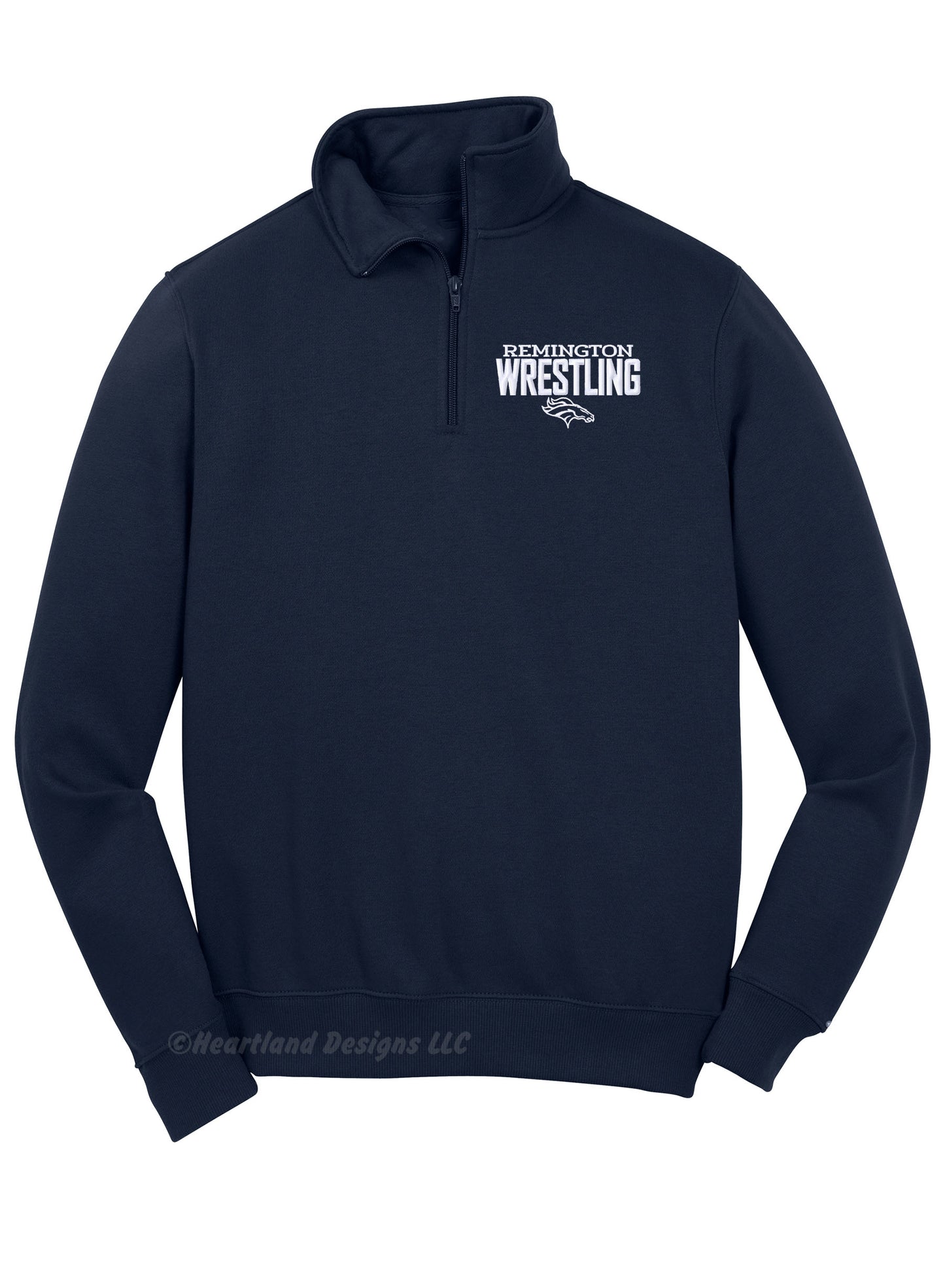 Remington Wrestling Embroidered Quarter Zip
