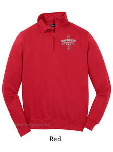 RMCI Men's/Unisex Embroidered Quarter Zip Sweatshirt