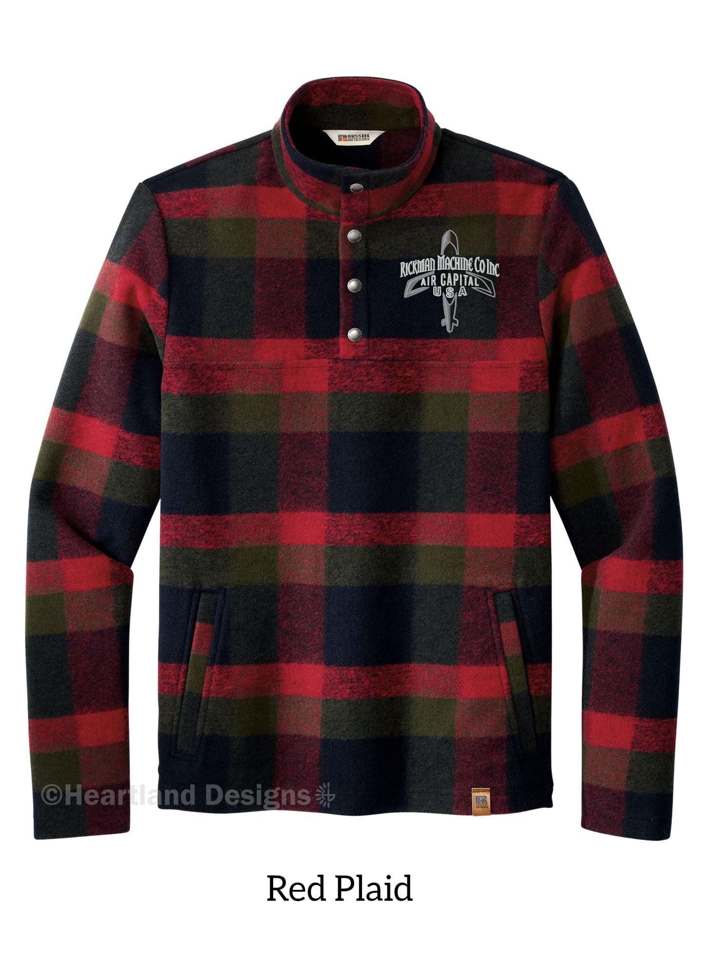 Russell Outdoors™ Basin Snap Pullover with RMCI Embroidered Logo