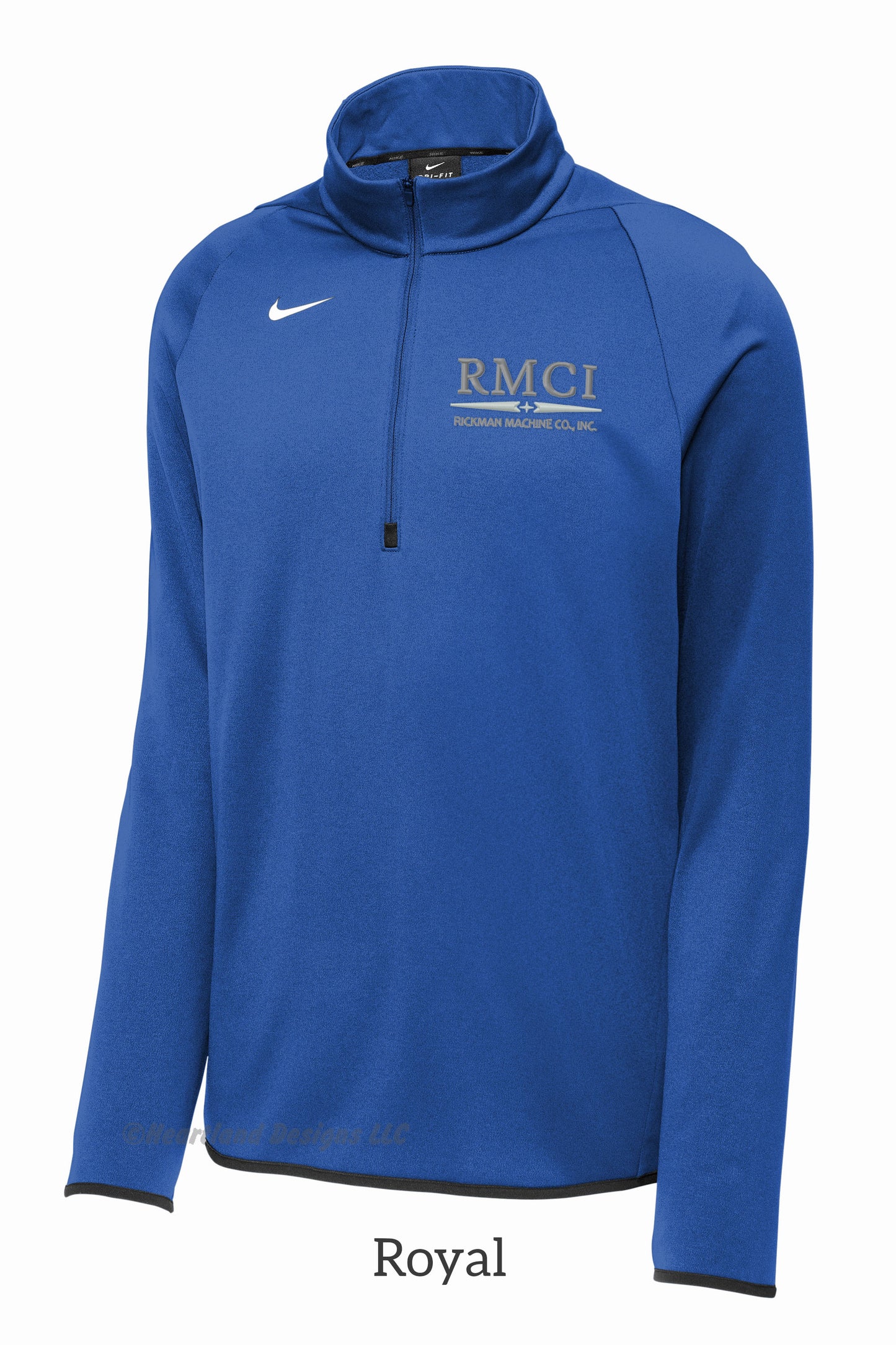 RMCI Polar con cremallera de un cuarto Nike™ Therma-FIT bordado