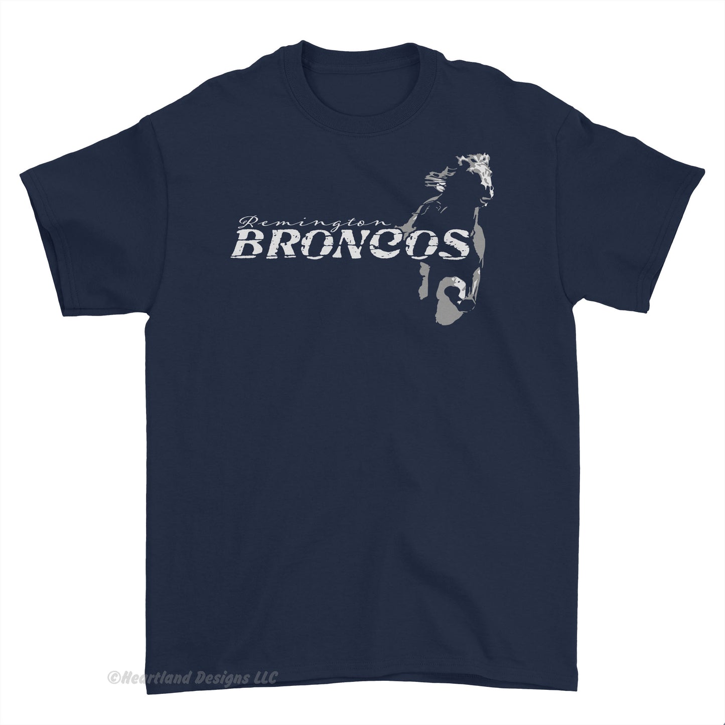 #2320 Remington Broncos Horse Tee