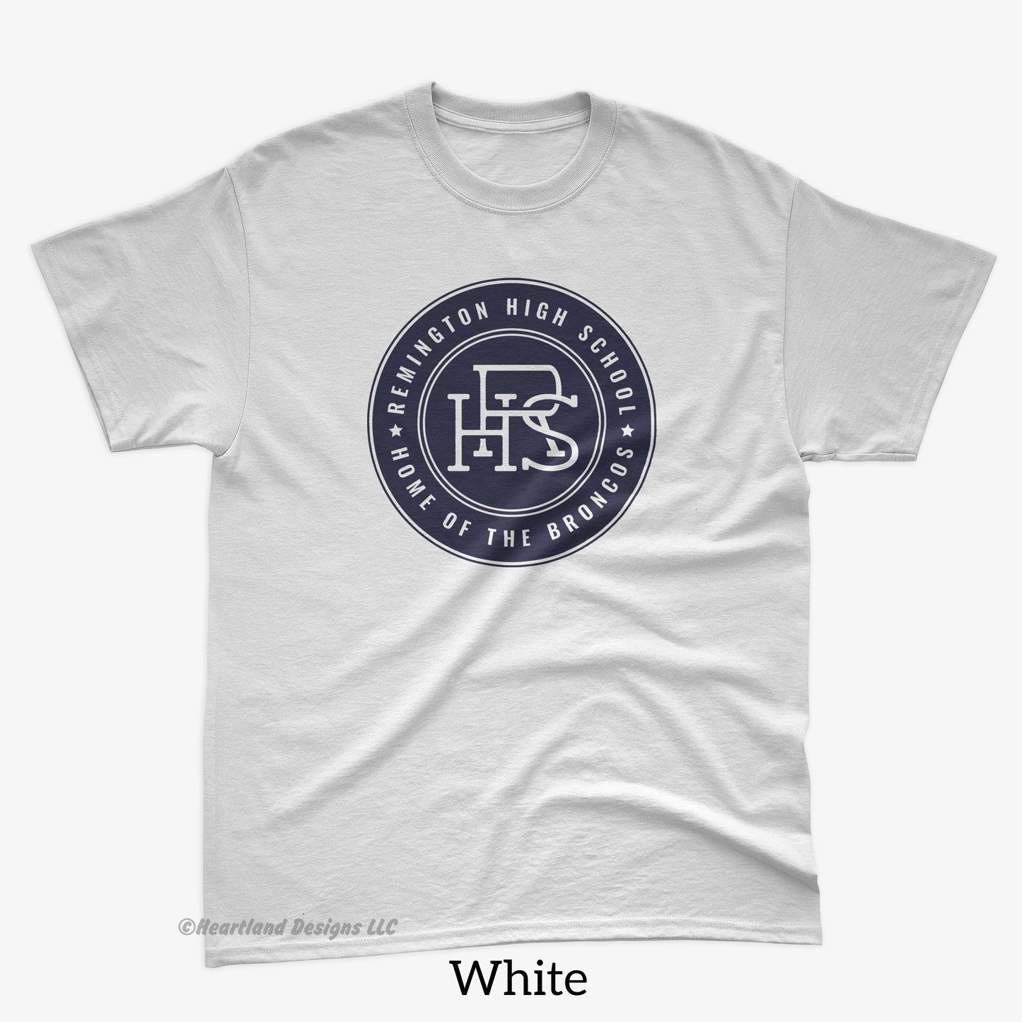 #2324 Remington Home of the Broncos Tee