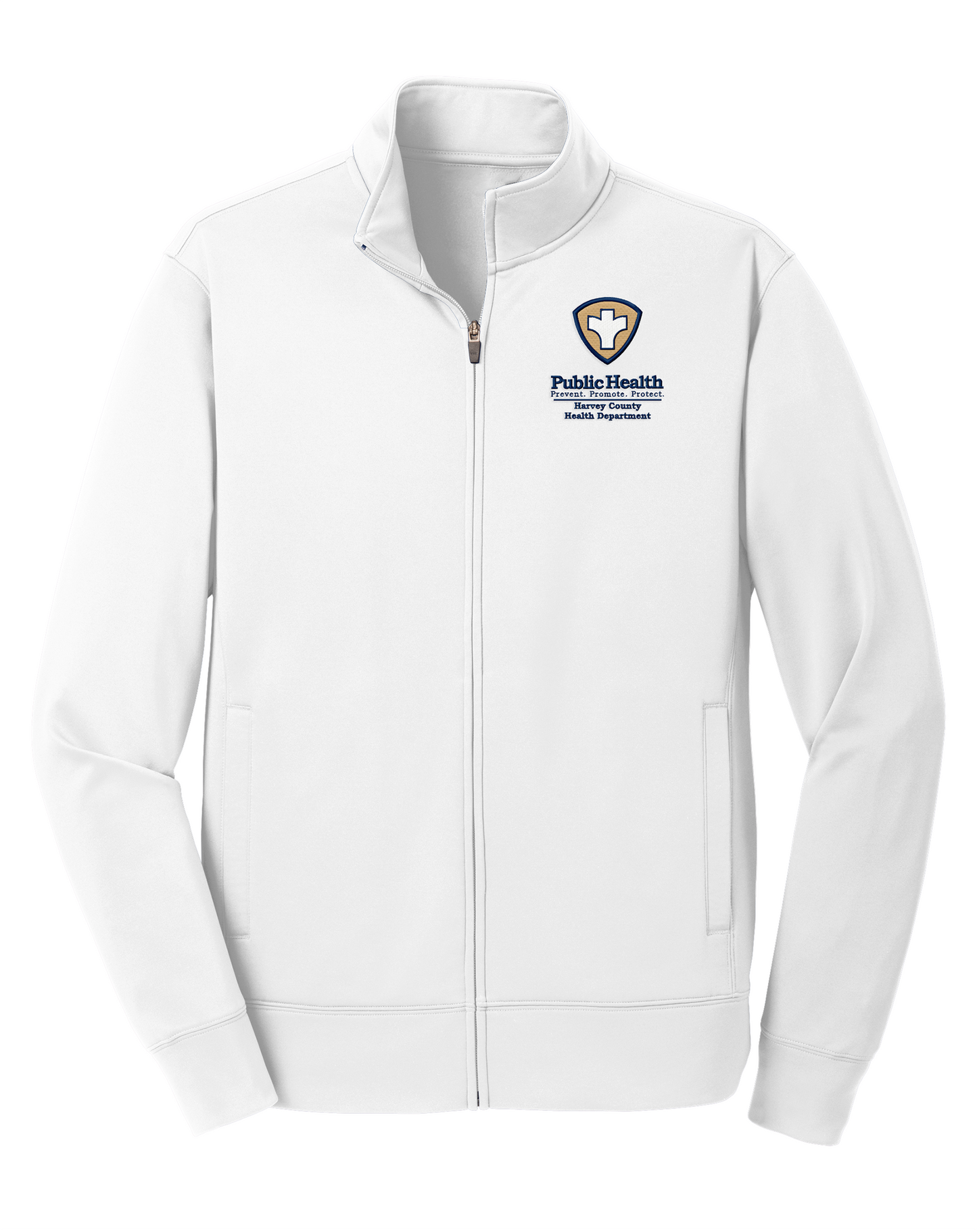 Men's/Unisex Sport-Wick Flex Fleece Full-Zip with Embroidered Left Chest Logo