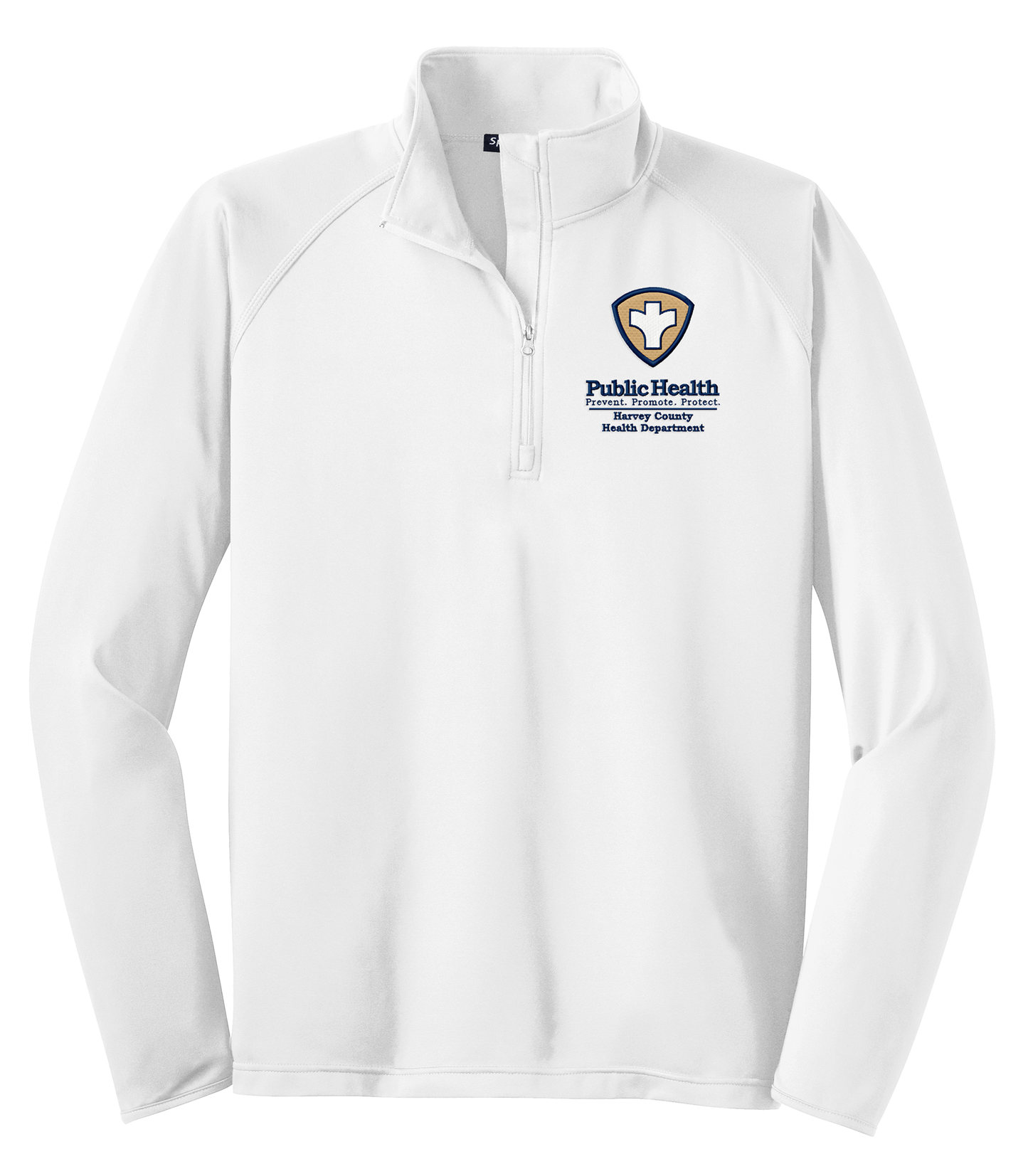 Men's/Unisex Sport-Wick Jersey 1/4-Zip Pullover with Embroidered Left Chest Logo