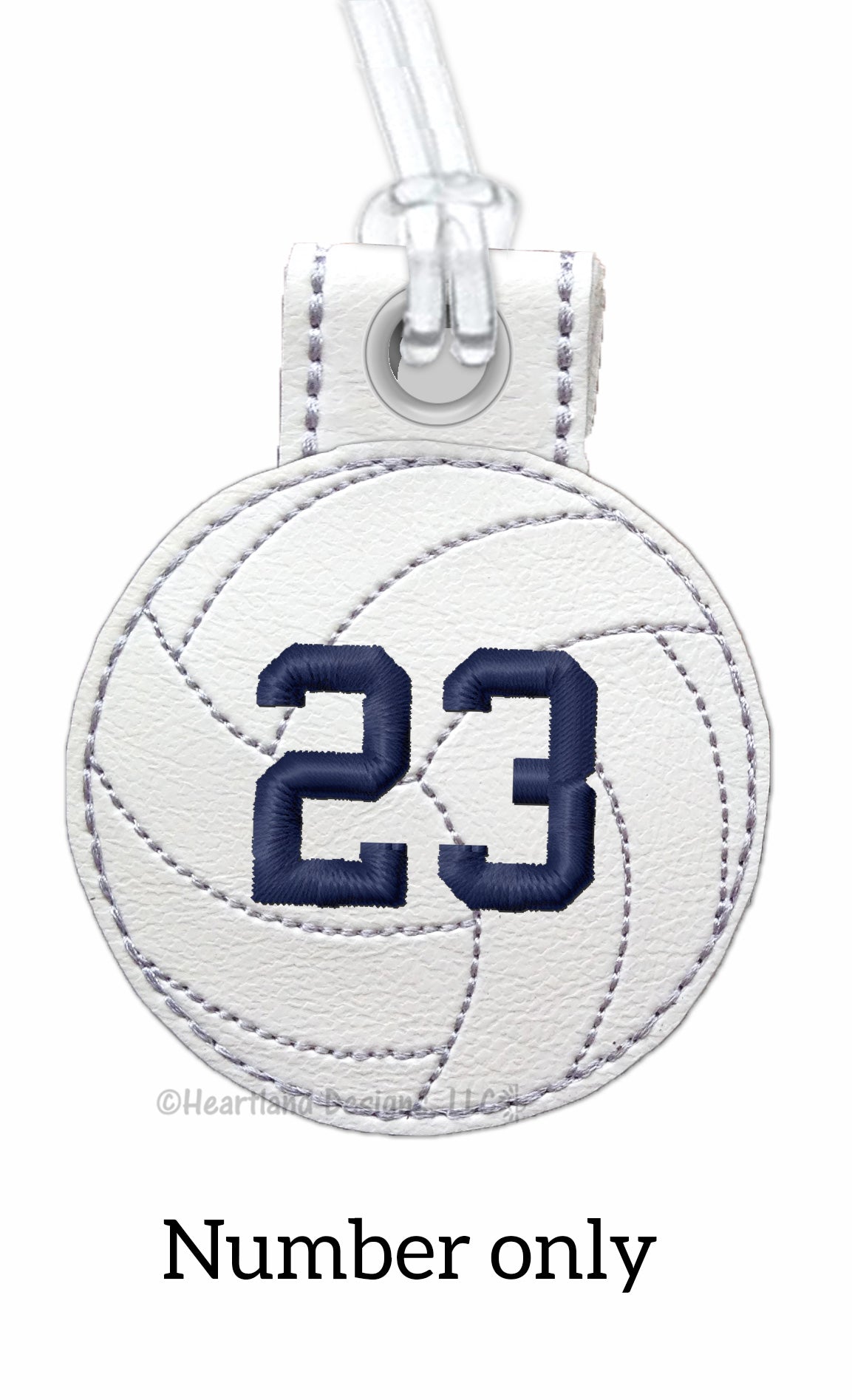 Etiqueta para bolsa de voleibol Remington