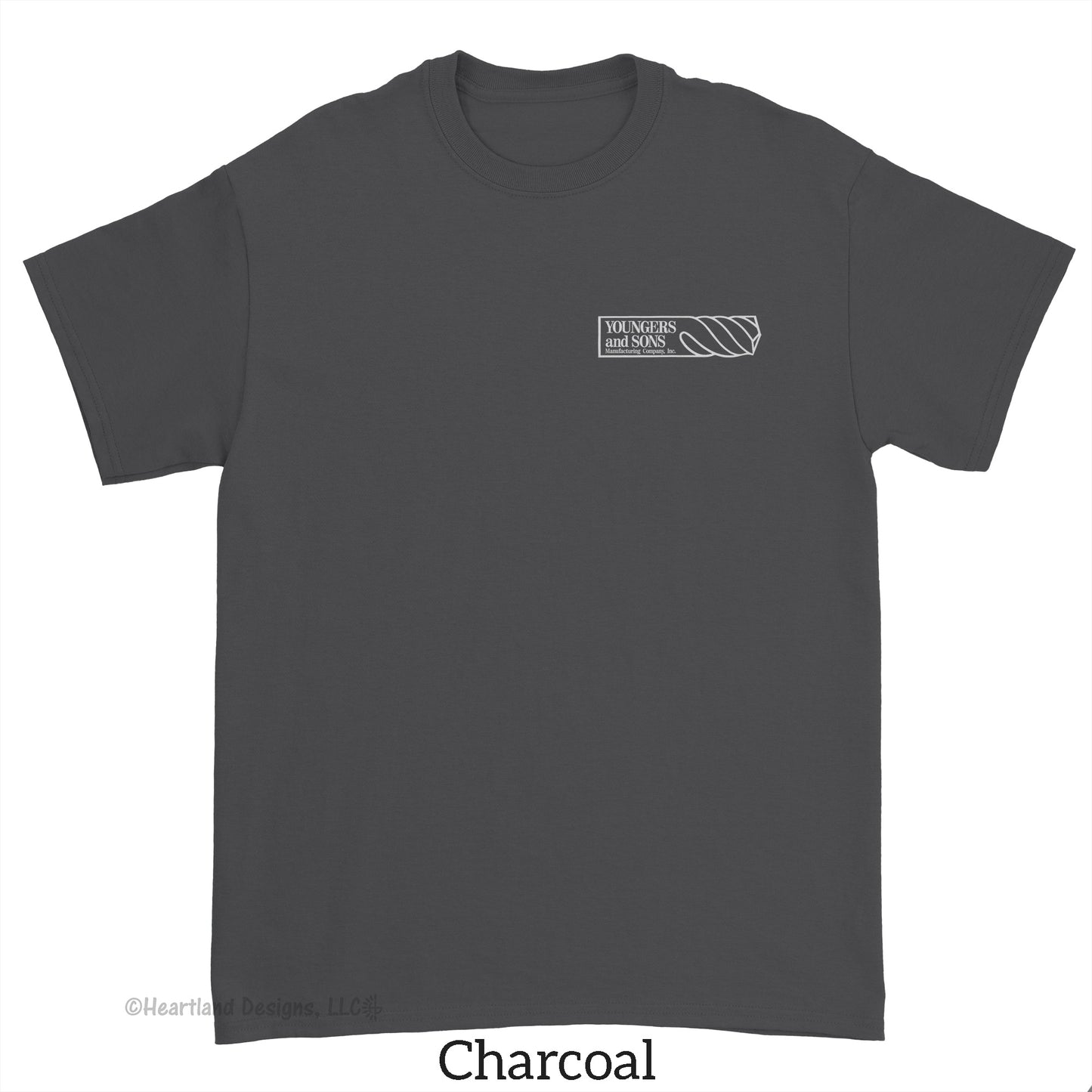100% Cotton Short Sleeve Tee with Printed Logo