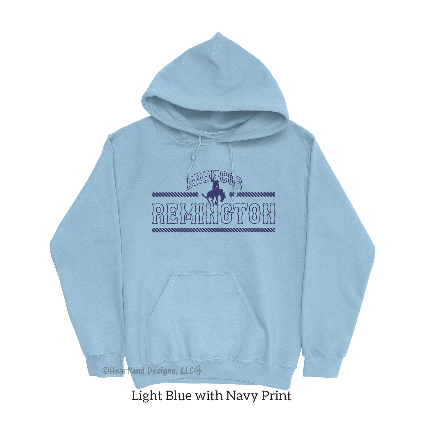 #2016 Remington Broncos Ropes Hoodie
