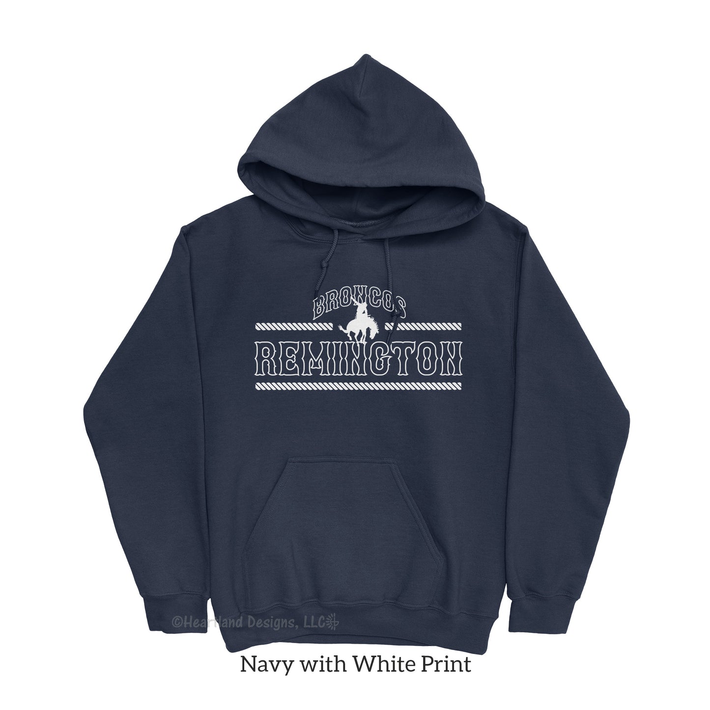 #2016 Remington Broncos Ropes Hoodie