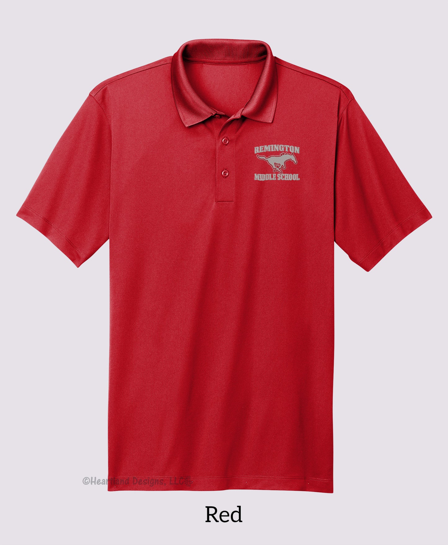 RMS Staff Men's Short Sleeve Polo with Embroidered Logo