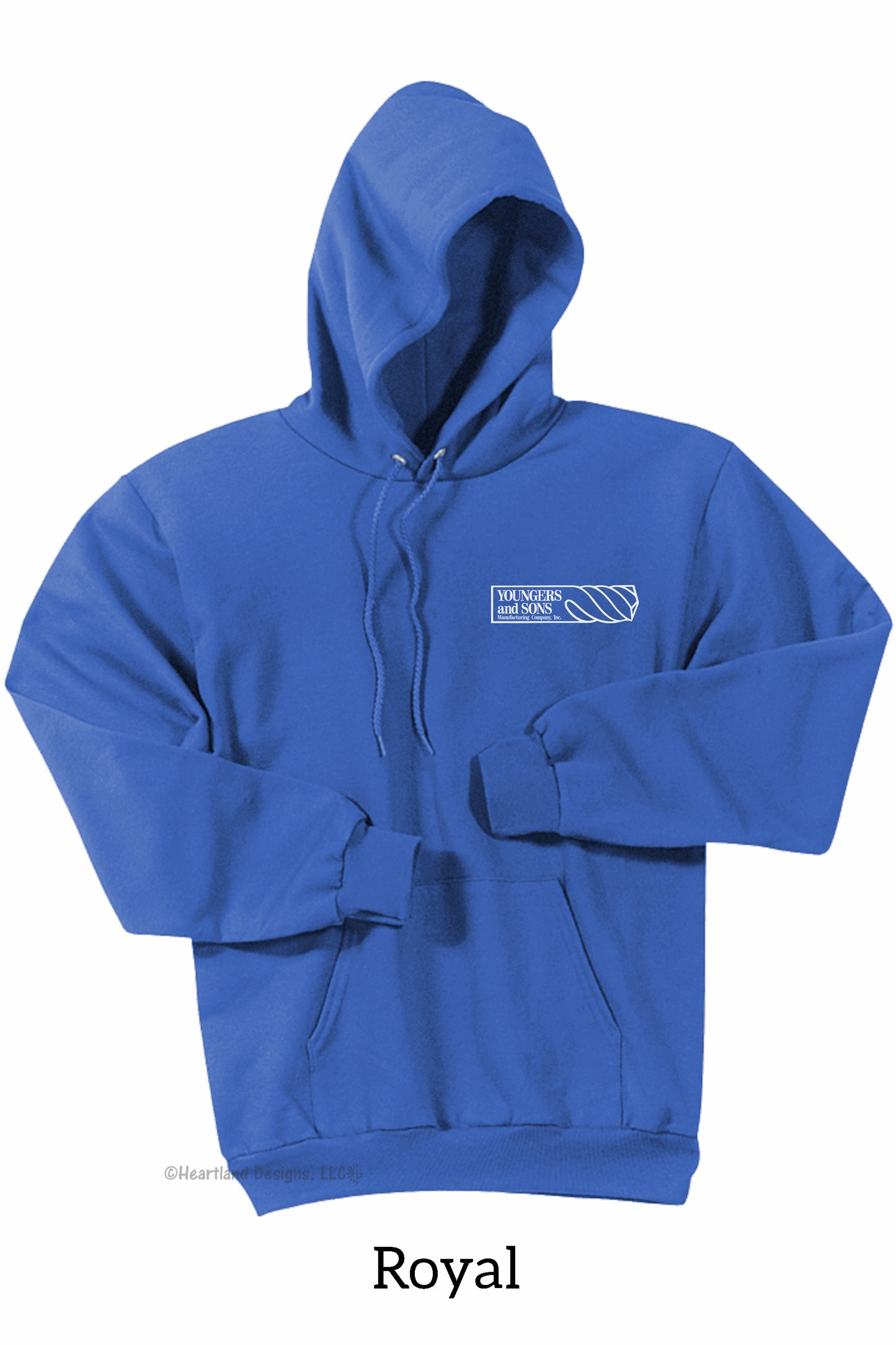 Sudadera con capucha de polar con logotipo estampado