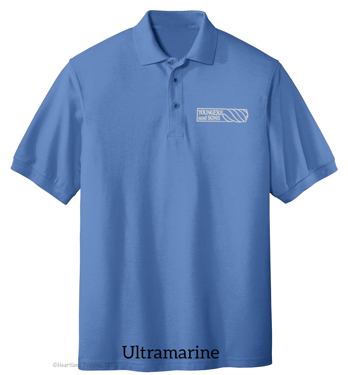 Men's Short Sleeve Polo with Embroidered Logo
