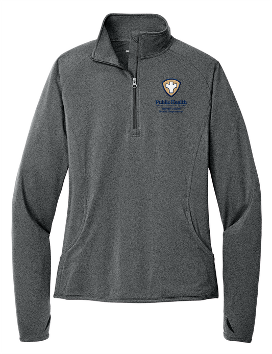 Women's Sport-Wick Jersey 1/4-Zip Pullover with Embroidered Left Chest Logo