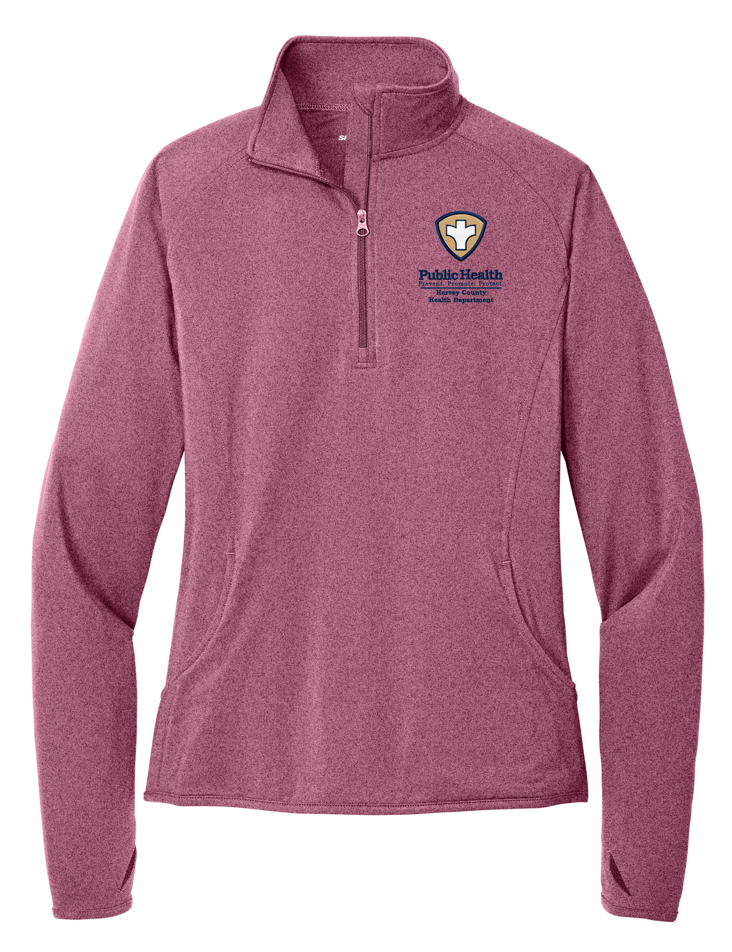 Women's Sport-Wick Jersey 1/4-Zip Pullover with Embroidered Left Chest Logo
