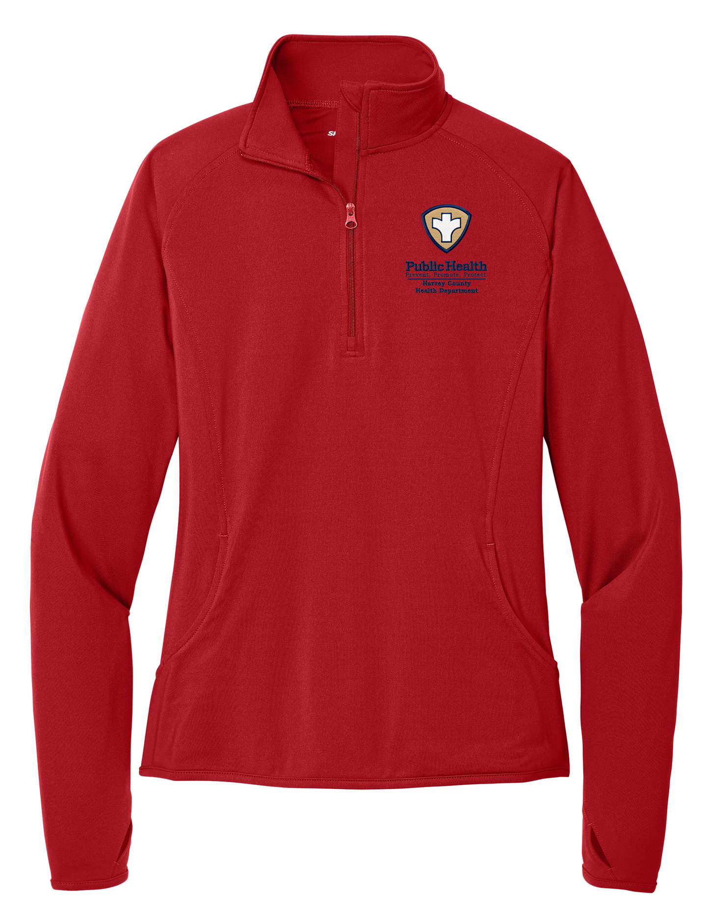Women's Sport-Wick Jersey 1/4-Zip Pullover with Embroidered Left Chest Logo