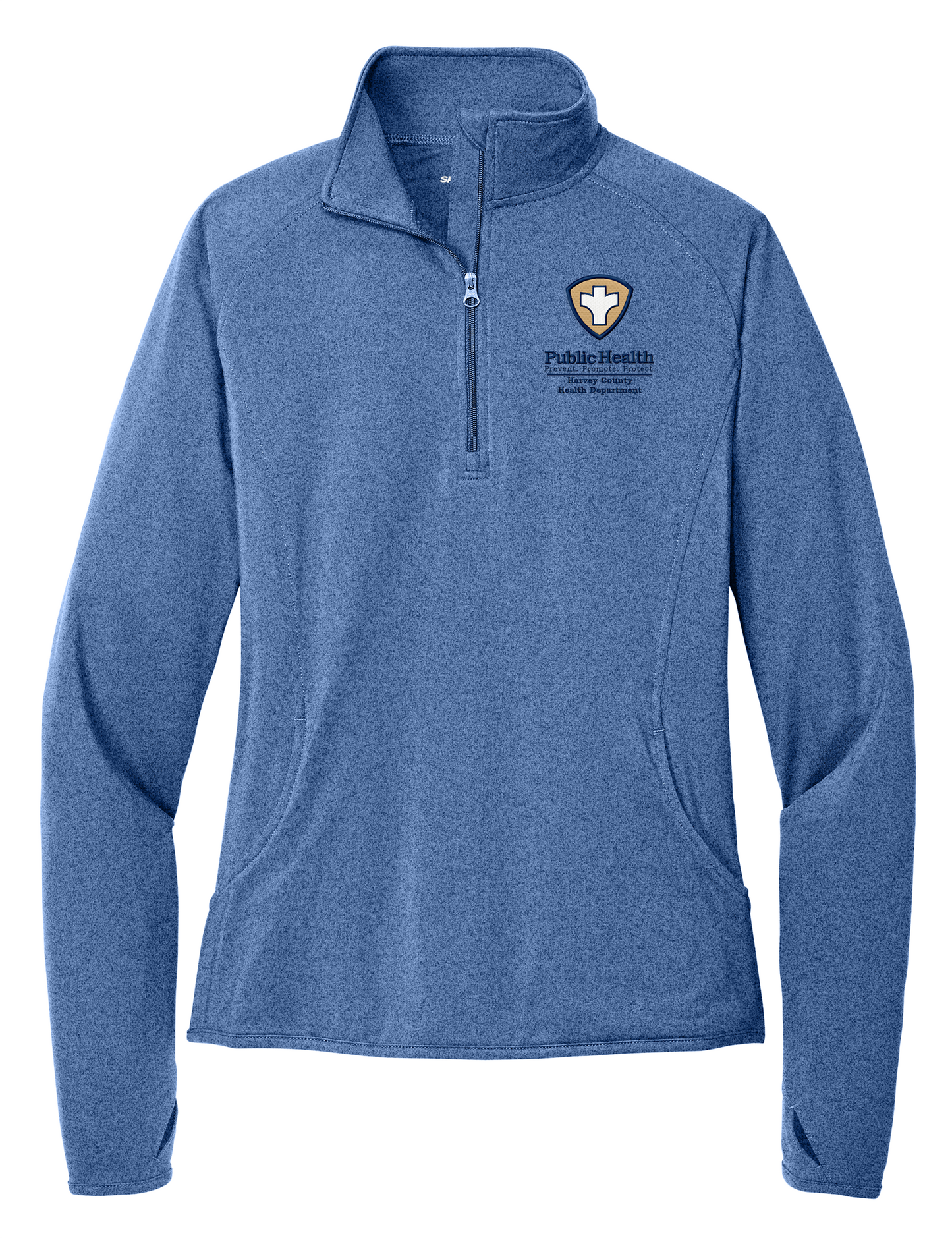 Women's Sport-Wick Jersey 1/4-Zip Pullover with Embroidered Left Chest Logo
