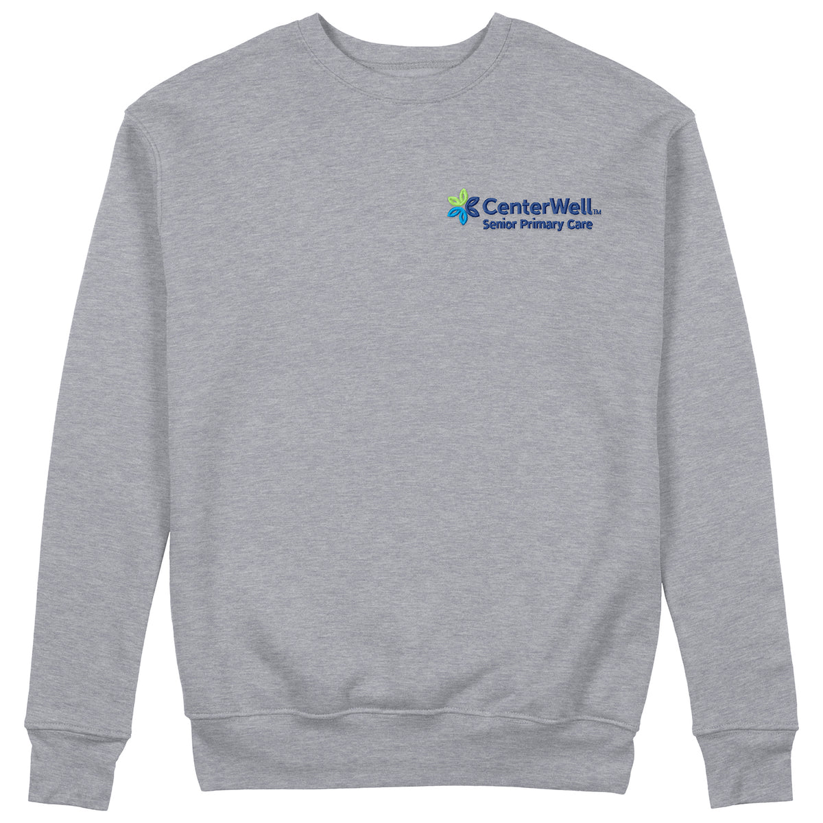 CenterWell™ Crewneck with Embroidered Left Chest Logo