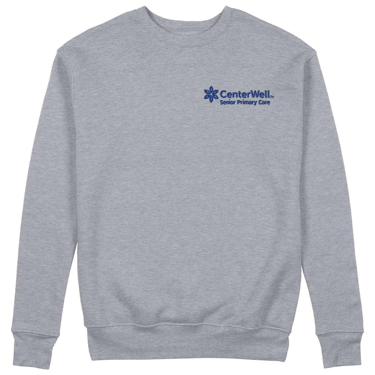 CenterWell™ Crewneck with Embroidered Left Chest Logo