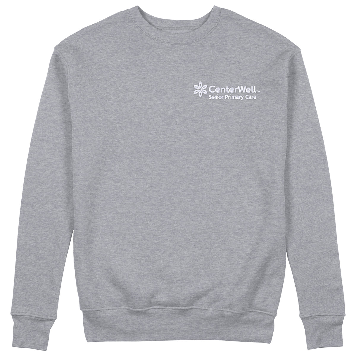 CenterWell™ Crewneck with Embroidered Left Chest Logo