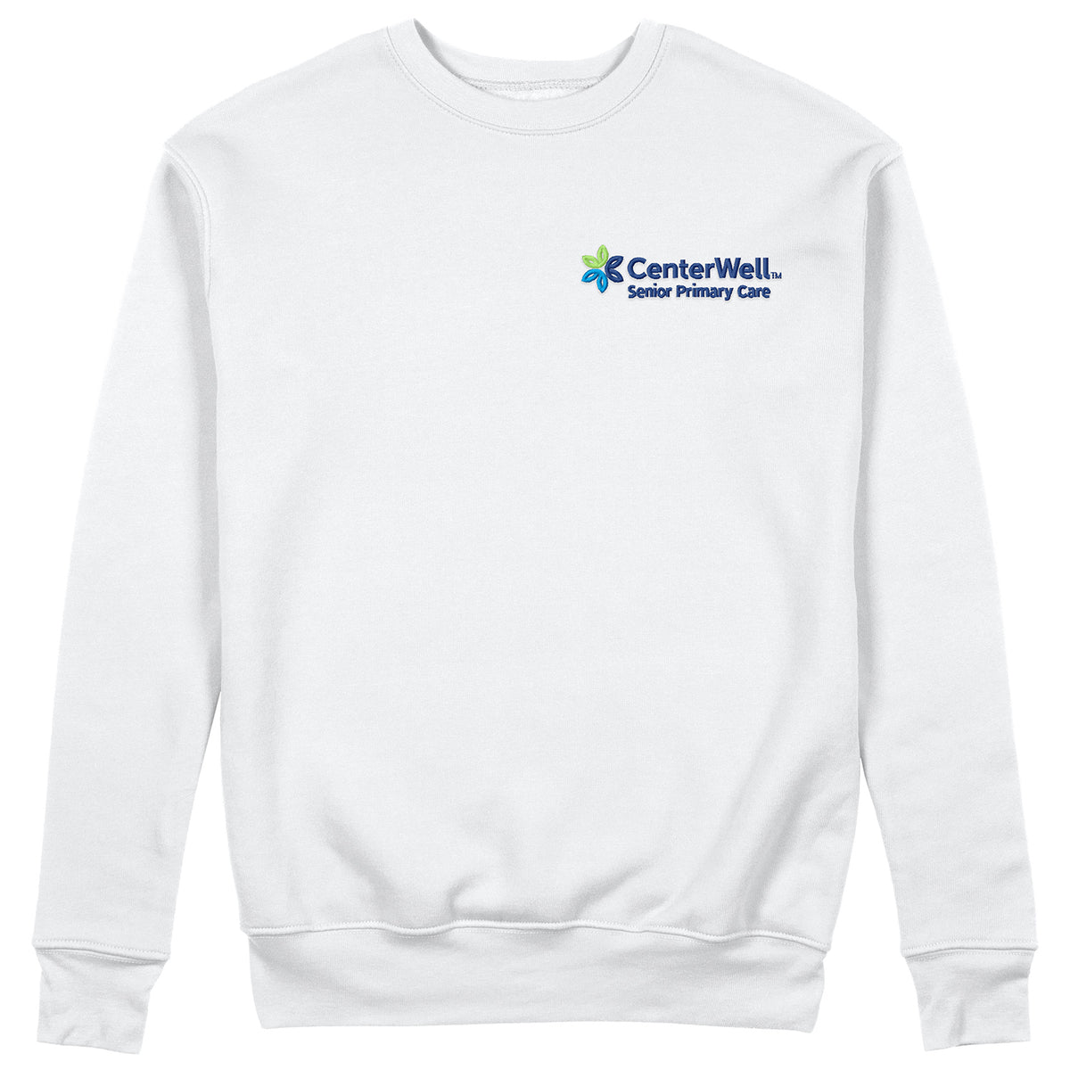 CenterWell™ Crewneck with Embroidered Left Chest Logo