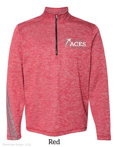 Aces Adidas™ Heather Fleece Quarter Zip - Unisex