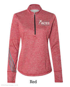 Aces Adidas™ Heather Fleece Quarter Zip - Women's