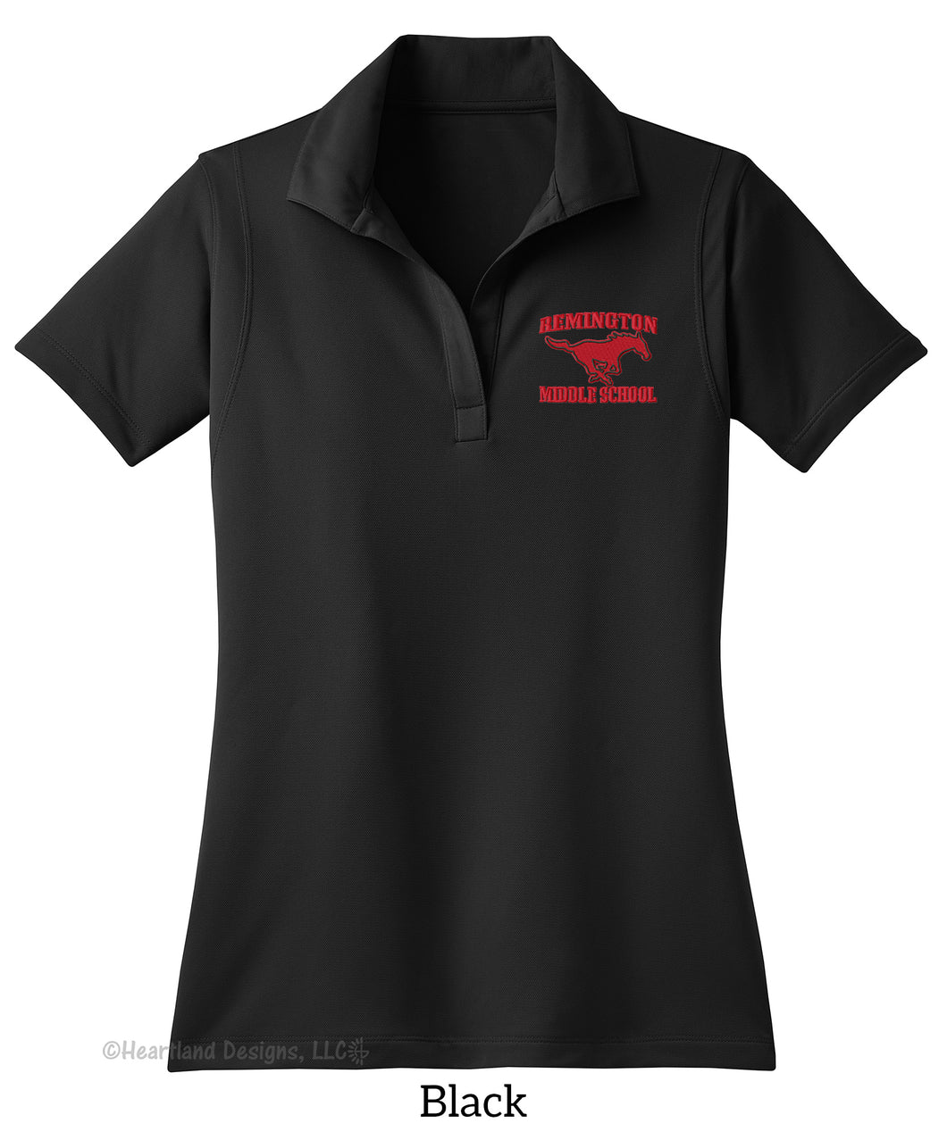 RMS Staff Women's Short Sleeve Polo with Embroidered Logo