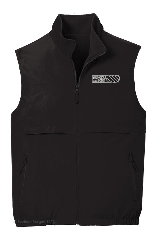 Reversible Charger Vest with Embroidered Logo
