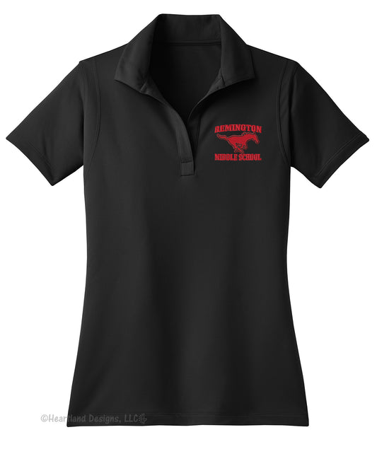 RMS Staff Women's Short Sleeve Polo with Embroidered Logo