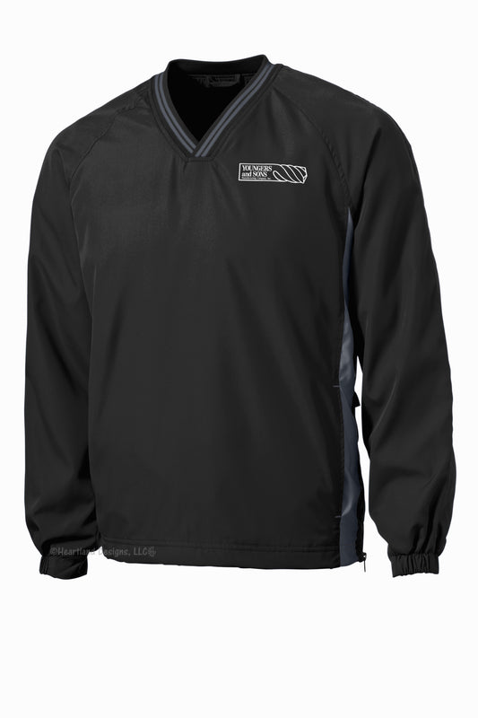 Raglan Wind Shirt with Printed Logo