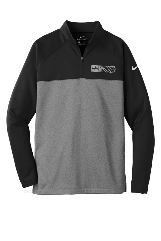 Nike ThermaFit Fleece Half-Zip Pullover with Embroidered Logo