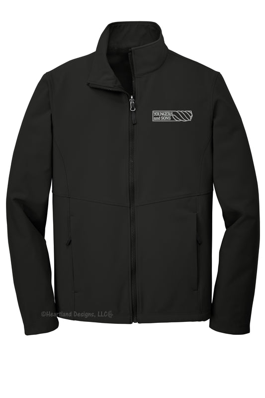 Men's Collective Soft Shell Jacket with Embroidered Logo