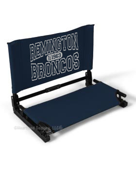 #A1721 Remington Broncos Stadium Chair - Deluxe Size