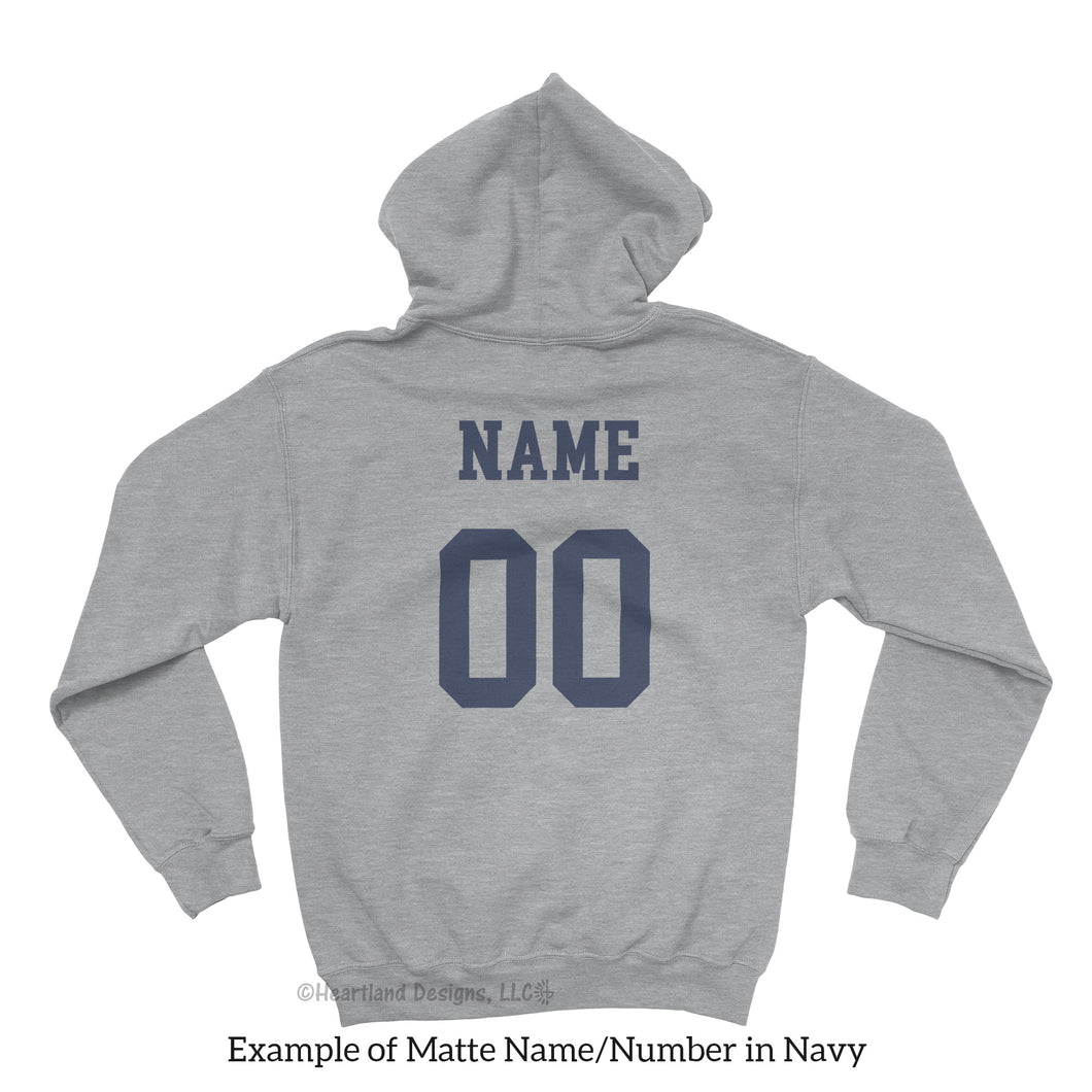 Personalization: Add a NAME and/or NUMBER