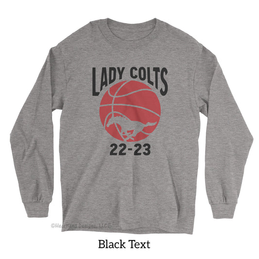 RMS Lady Colts Basketball Long Sleeve Tee