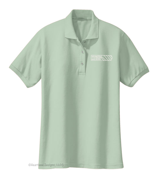 Women's Short Sleeve Polo with Embroidered Logo