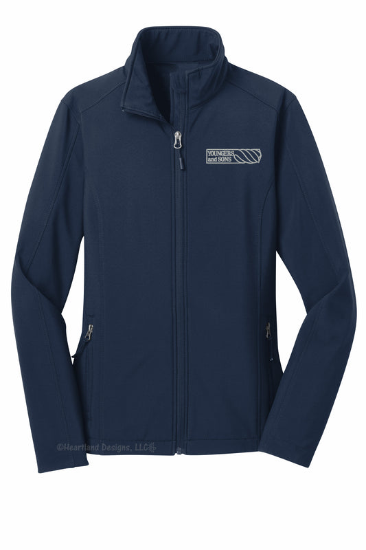 Women's Core Soft Shell Jacket with Embroidered Logo