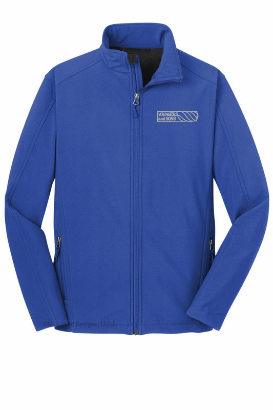 Men's Core Soft Shell Jacket with Embroidered Logo