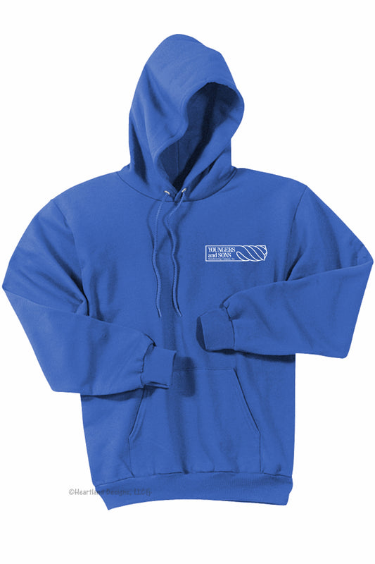 Pullover Fleece Hoodie with Printed Logo